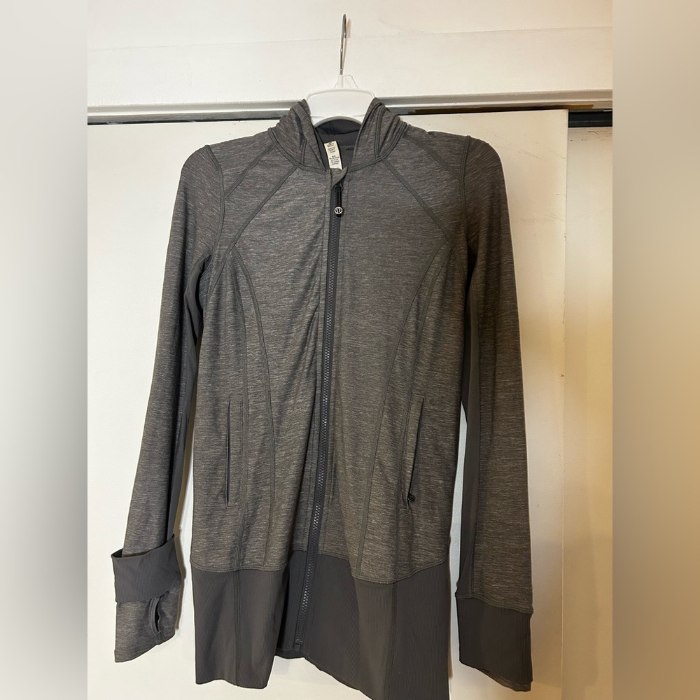 lululemon athletica Charcoal Zip-Up Jacket